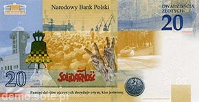 Lech Kaczyński 20 zł